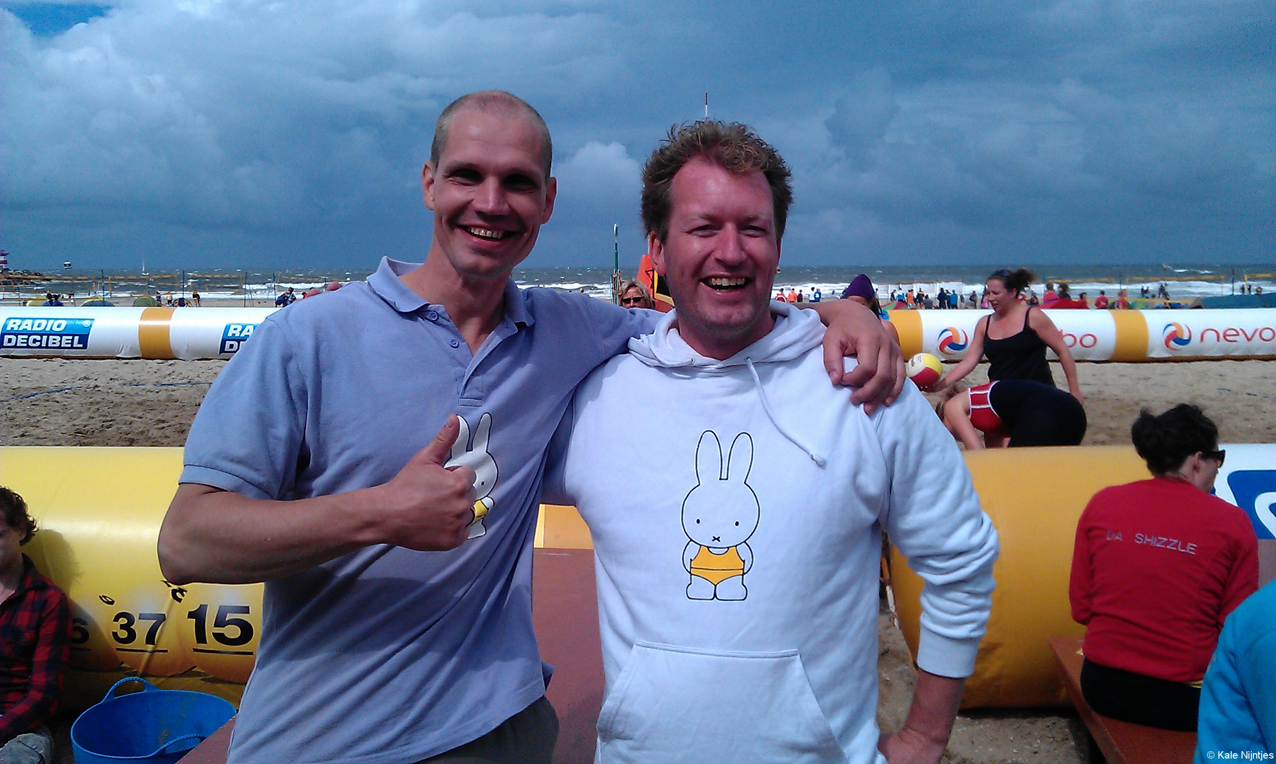 Kale Nijntjes foto op het strand